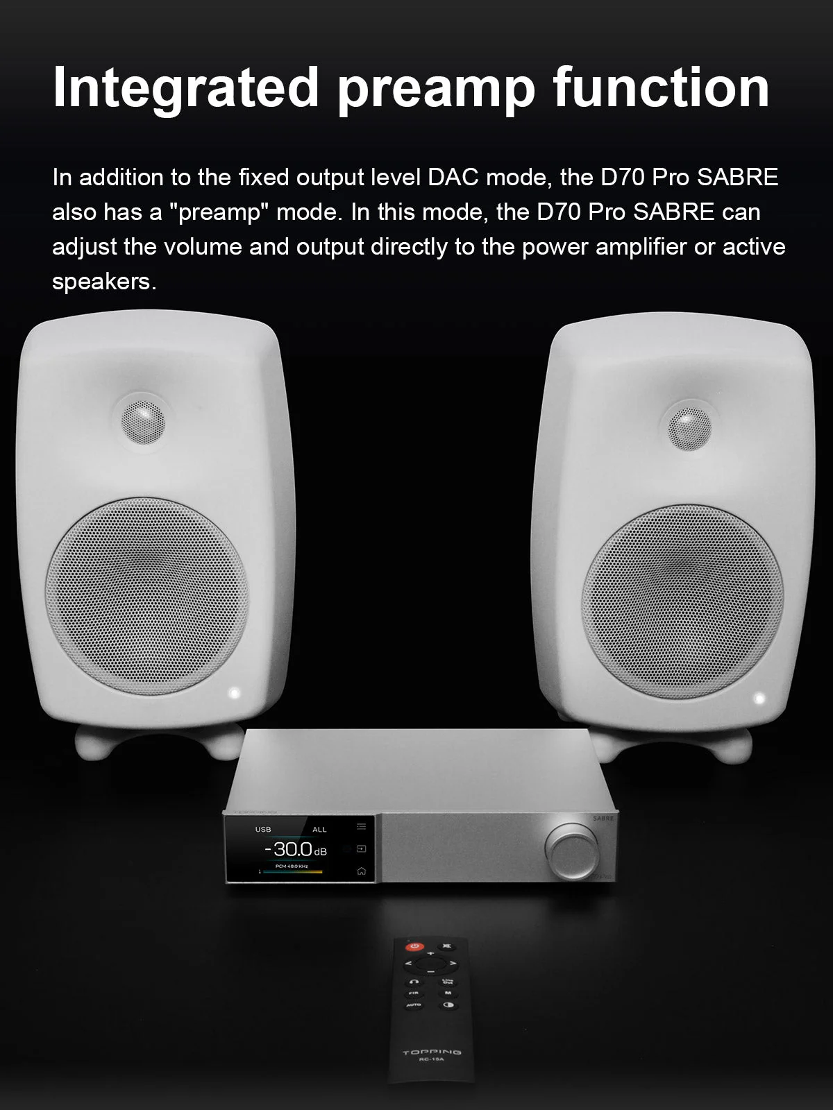 TOPPING D70 Pro SABRE DAC (Digital-to-Analog Converter) - Image 14