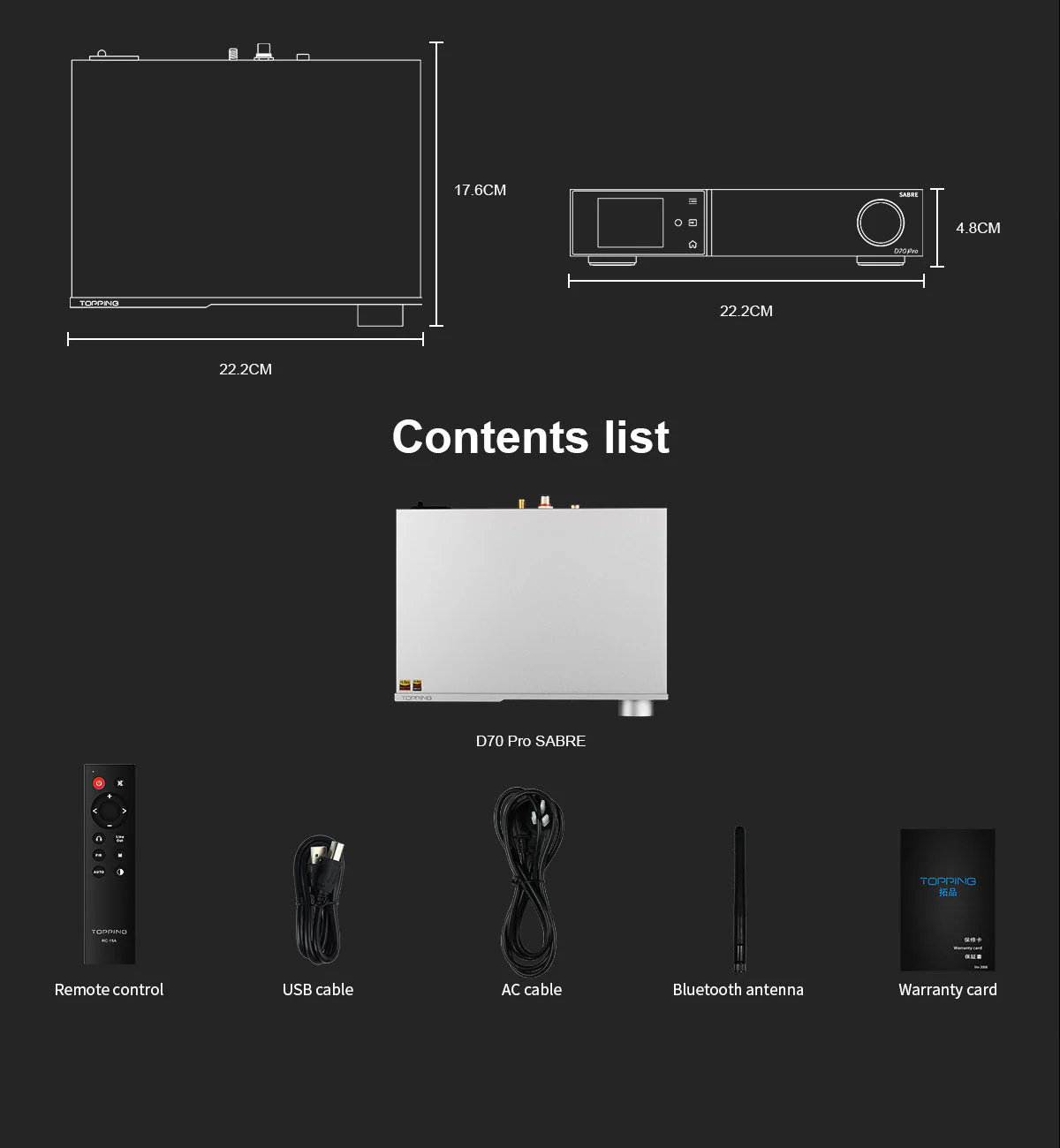 TOPPING D70 Pro SABRE DAC (Digital-to-Analog Converter) - Image 20
