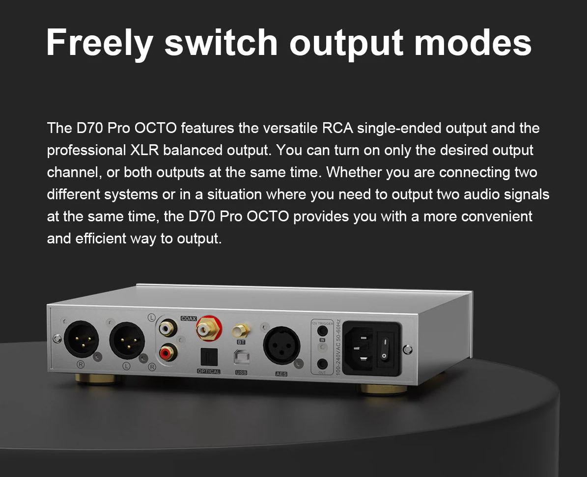 TOPPING D70 Pro OCTO HIFI Desktop DAC - Image 10