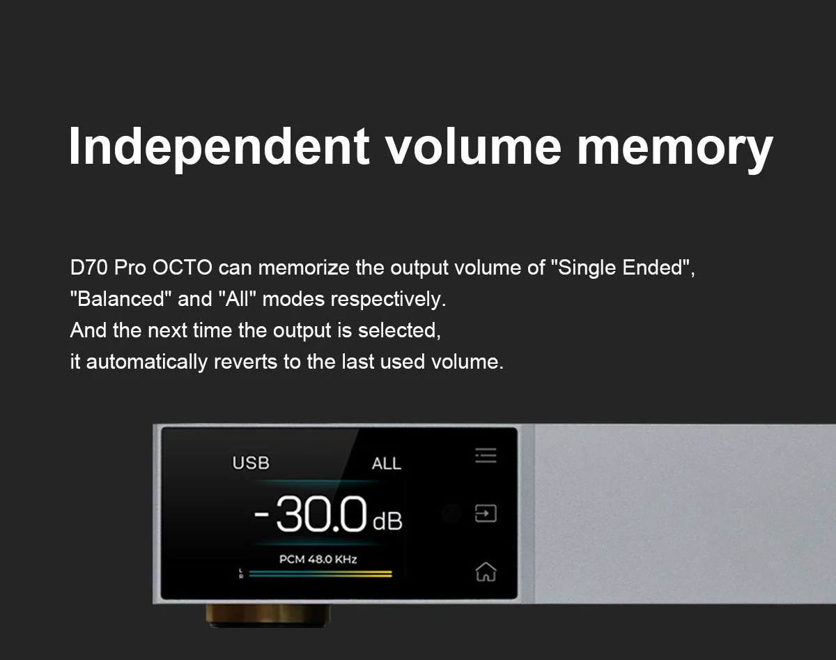 TOPPING D70 Pro OCTO HIFI Desktop DAC - Image 13