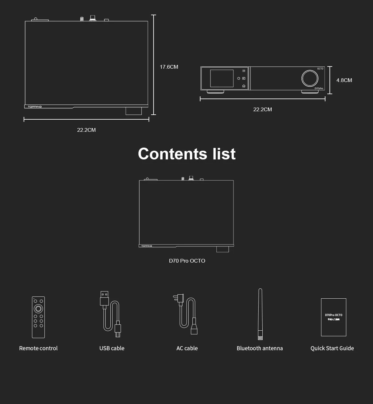 TOPPING D70 Pro OCTO HIFI Desktop DAC - Image 18