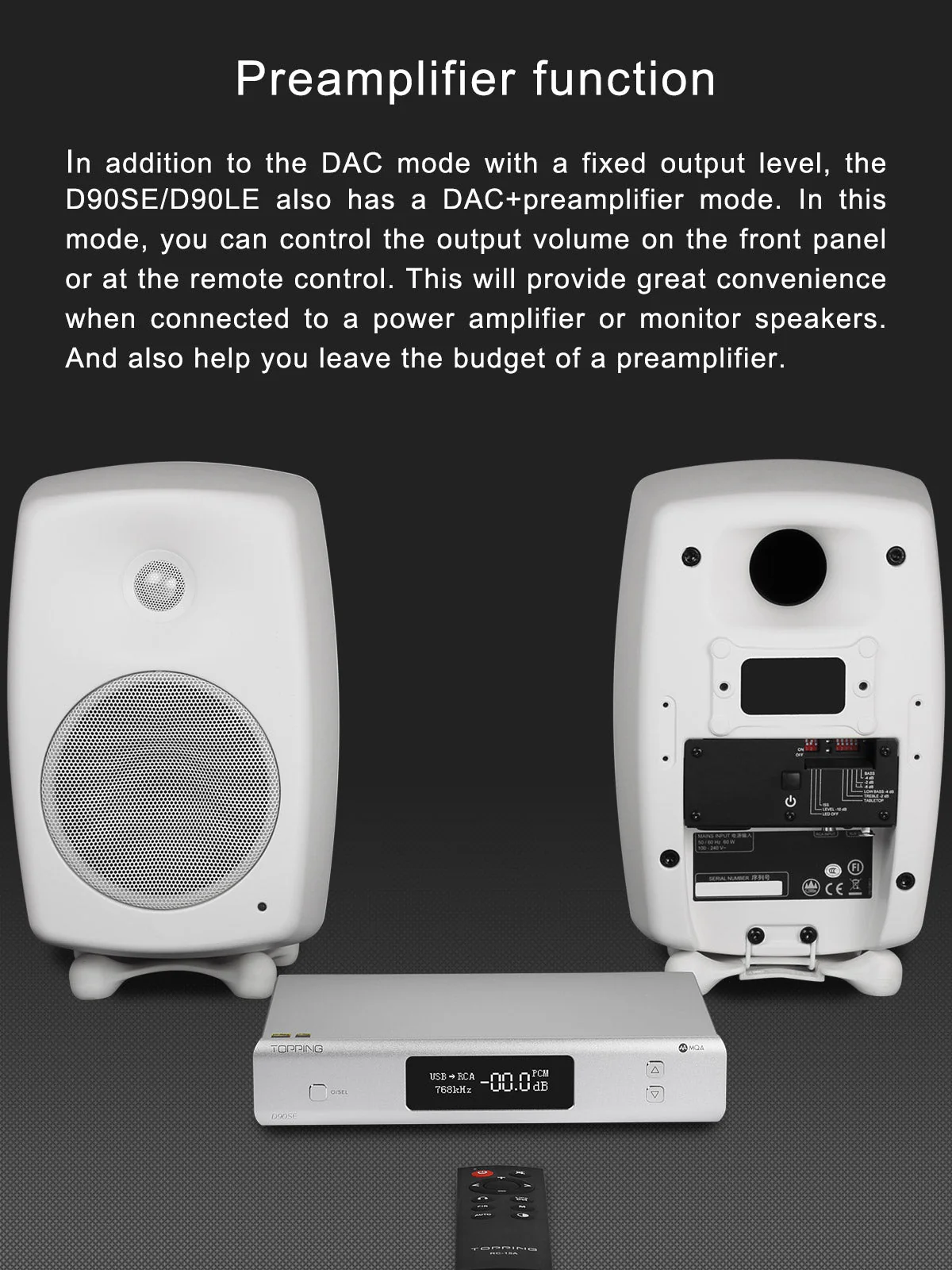 TOPPING D90SE / D90LE DAC (Digital-to-Analog Converter) - Image 16