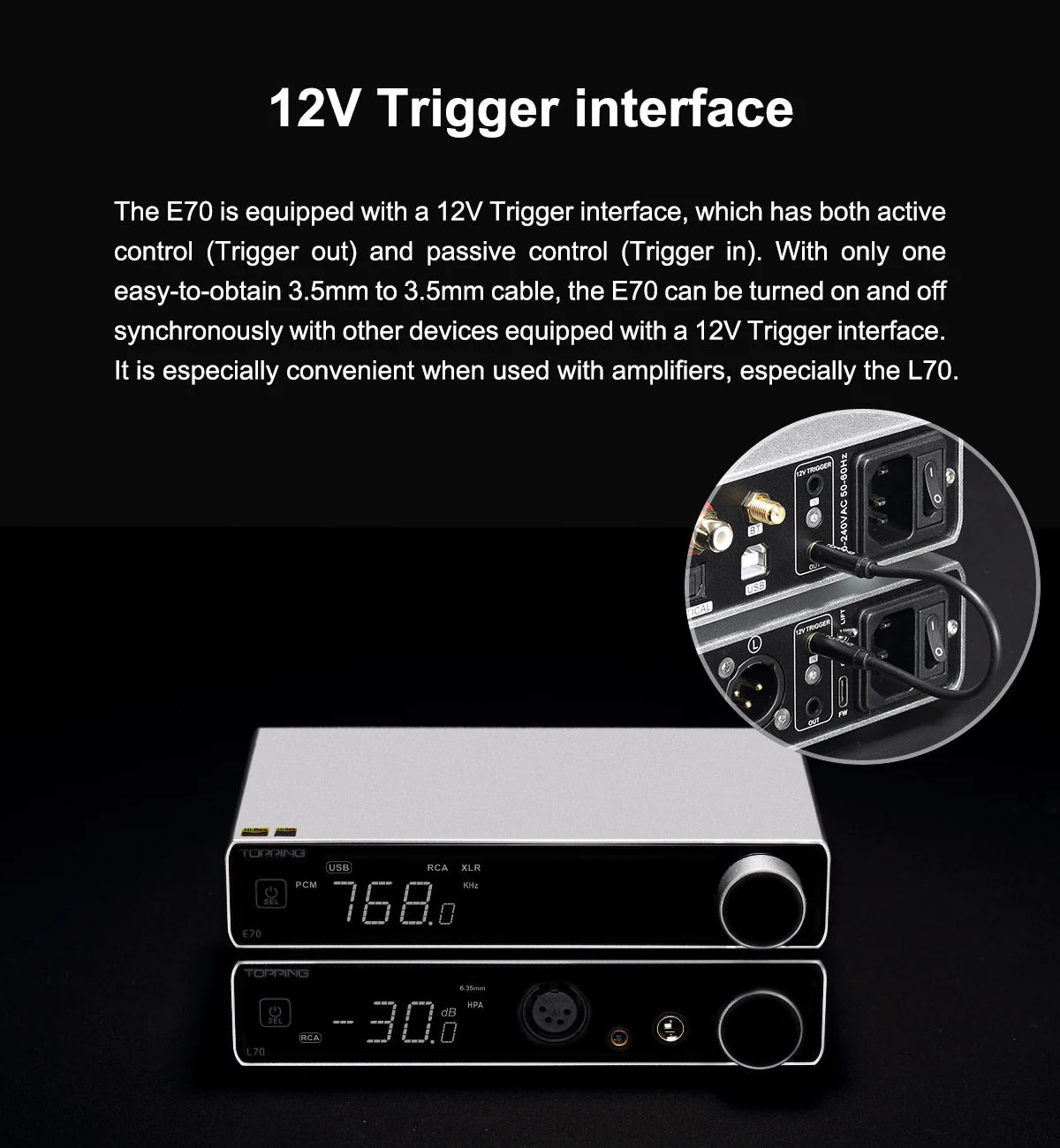 TOPPING E70 Desktop DAC (Digital-to-Analog-Convertor) - Image 13