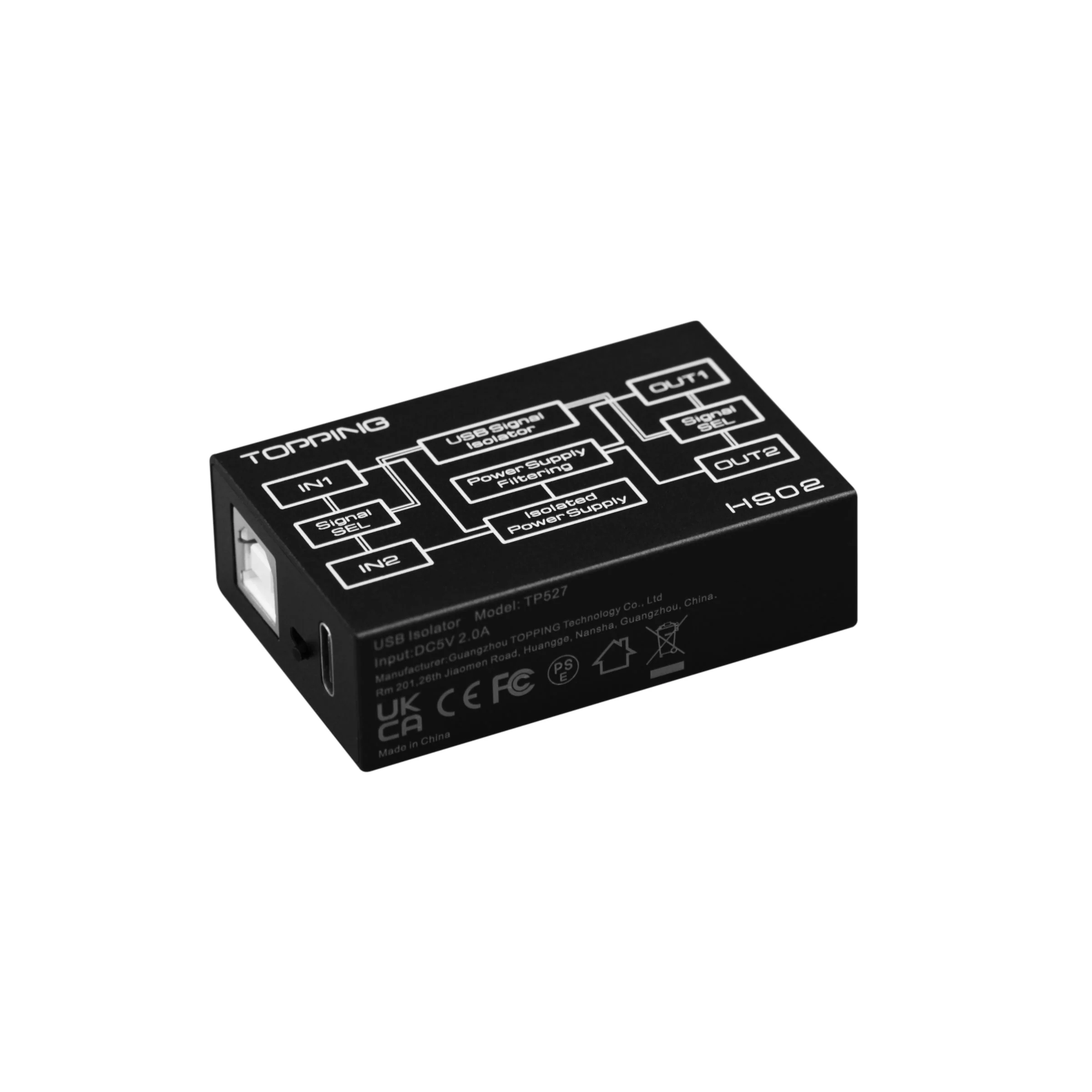 TOPPING HS02 USB2.0 Audio Isolator