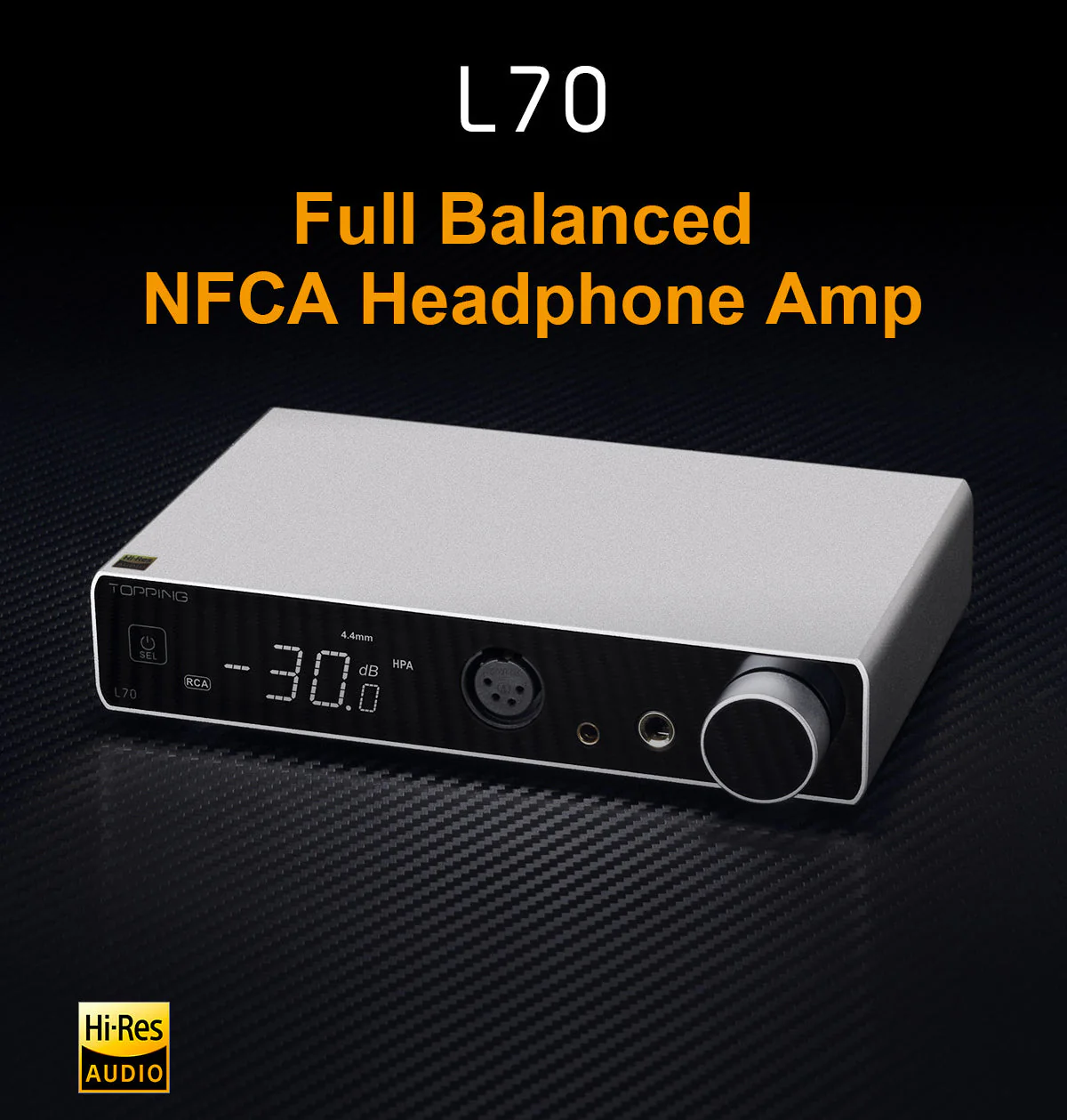 TOPPING L70 Fully Balanced NFCA Headphone Amplifier - Image 5