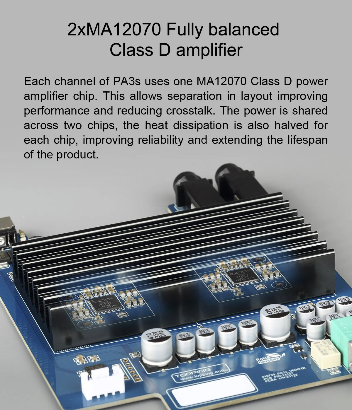 TOPPING PA3s Fully Balanced Class D Amplifier - Image 5