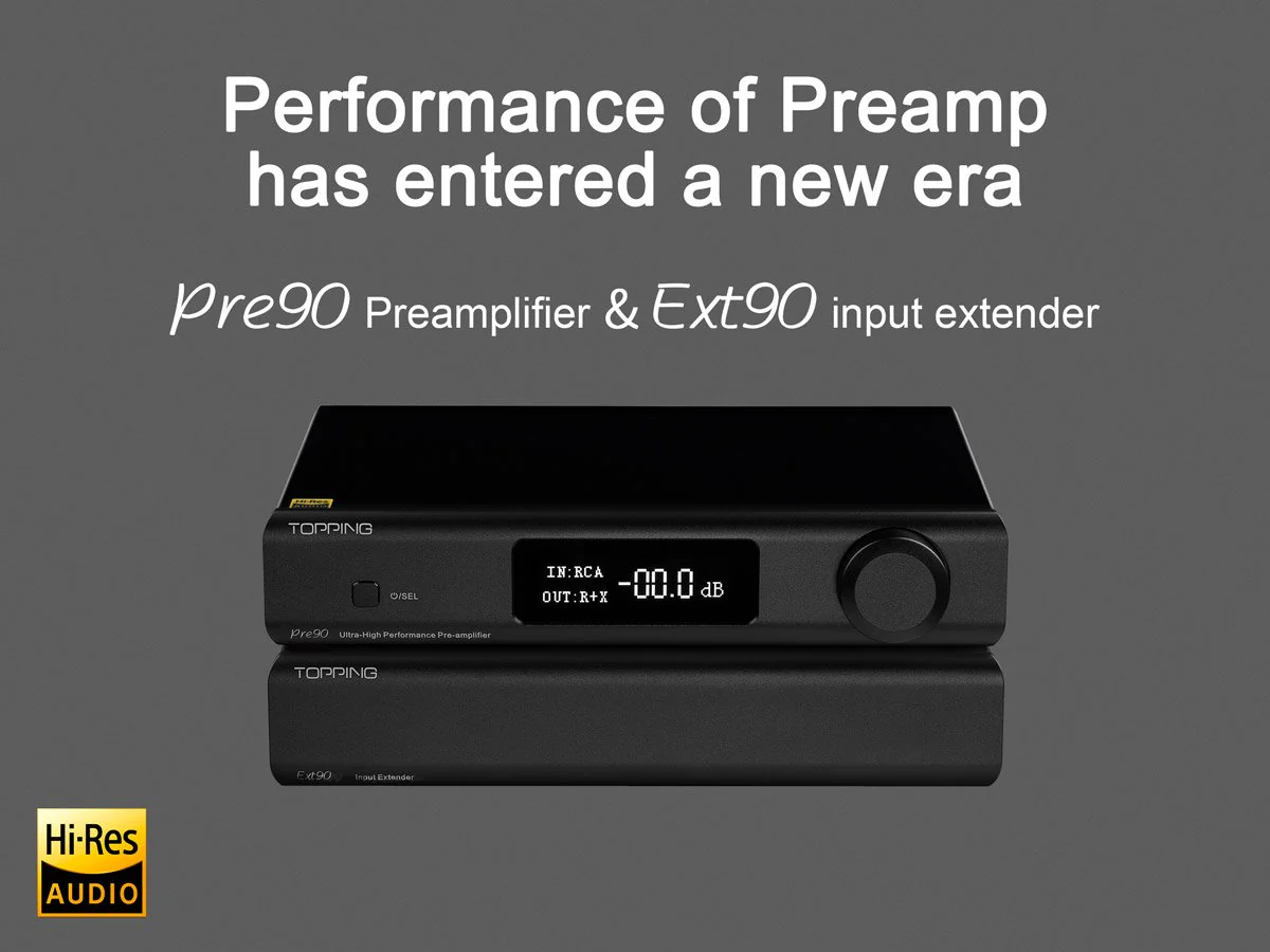 TOPPING PRE90 + EXT90 Preamp and Input Extender - Image 3