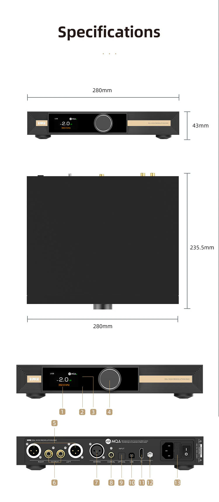 VMV D2R High Resolution Desktop DAC - Image 15