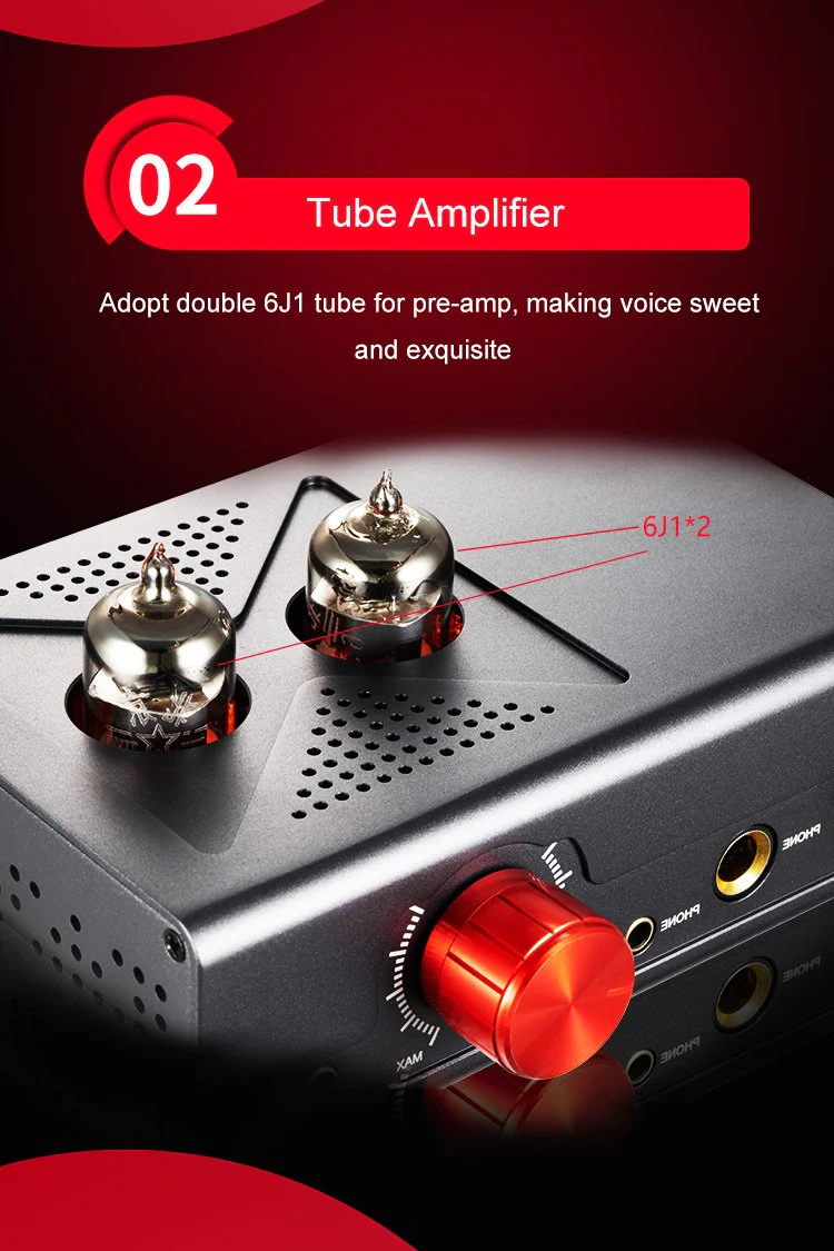 xDuoo MT-602 Tube Class-A Headphone Amplifier - Image 6