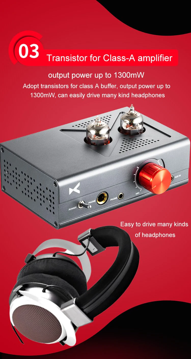 xDuoo MT-602 Tube Class-A Headphone Amplifier - Image 7