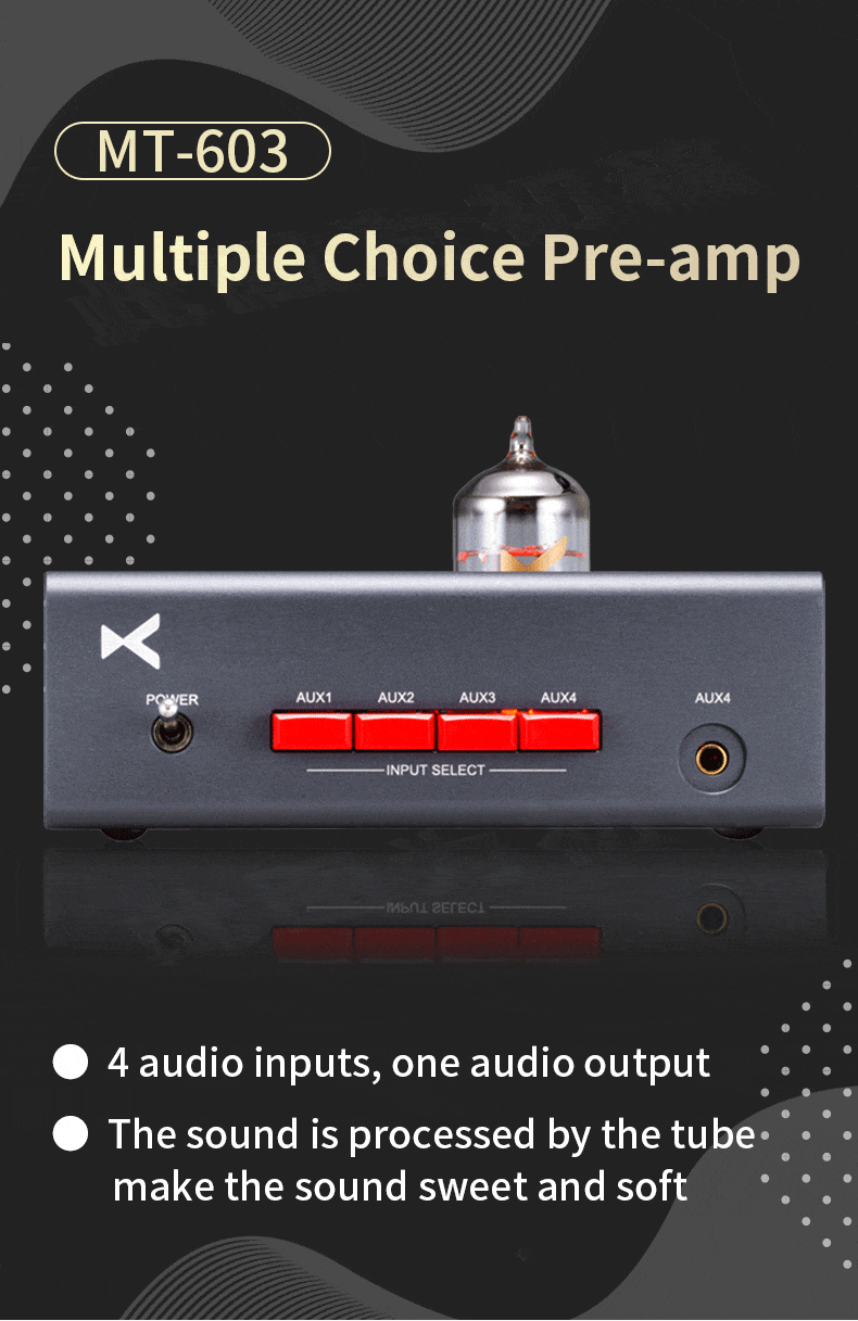 xDuoo MT-603 Multichoice Pre-amp - Image 4