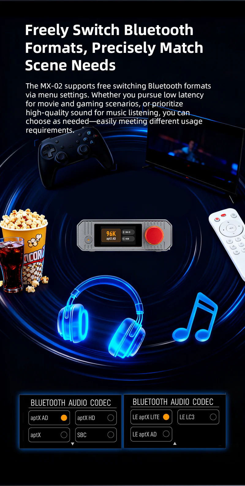 xDuoo MX-02 HD Bluetooth Audio Transmitter - Image 16