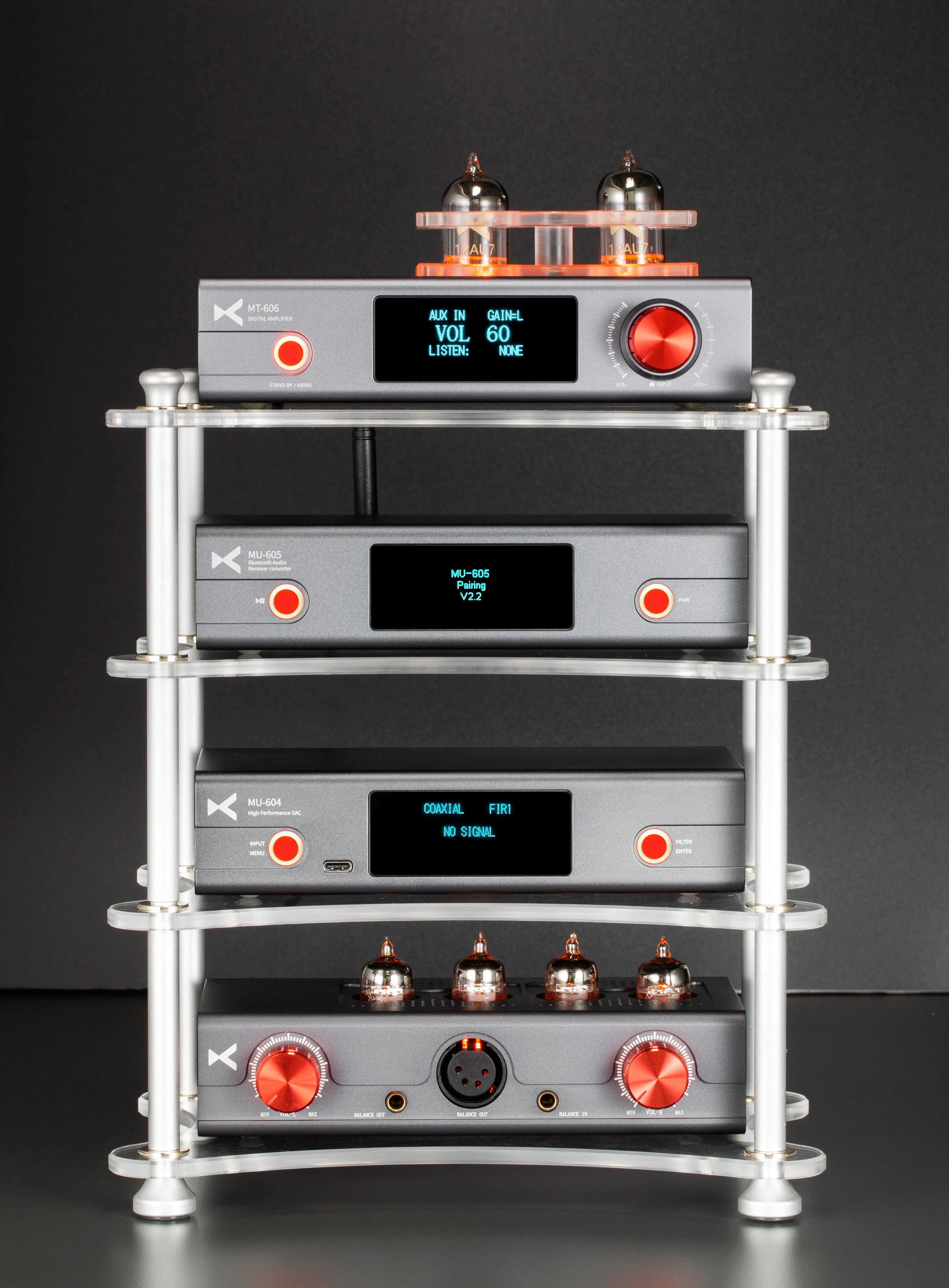 xDuoo X-R01 Multilayer Acrylic HIFI Rack - Image 5